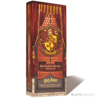 Licencias oficiales | Warner Bros. | Harry Potter | Carousel Fountain Pen and 10ml Ink Set | Gryffindor