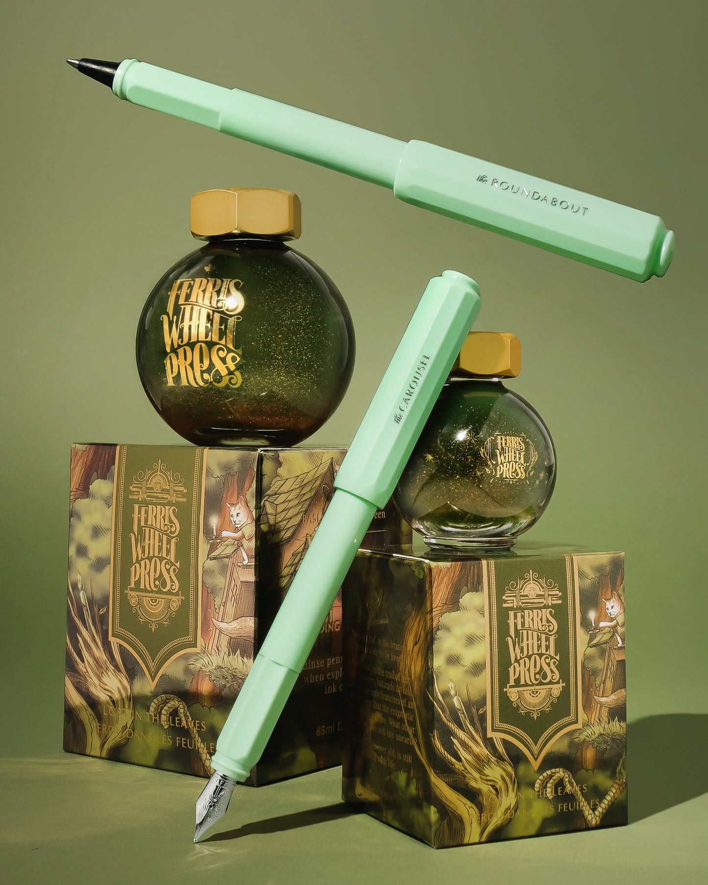 The Carousel Fountain Pen - Lost in the Leaves