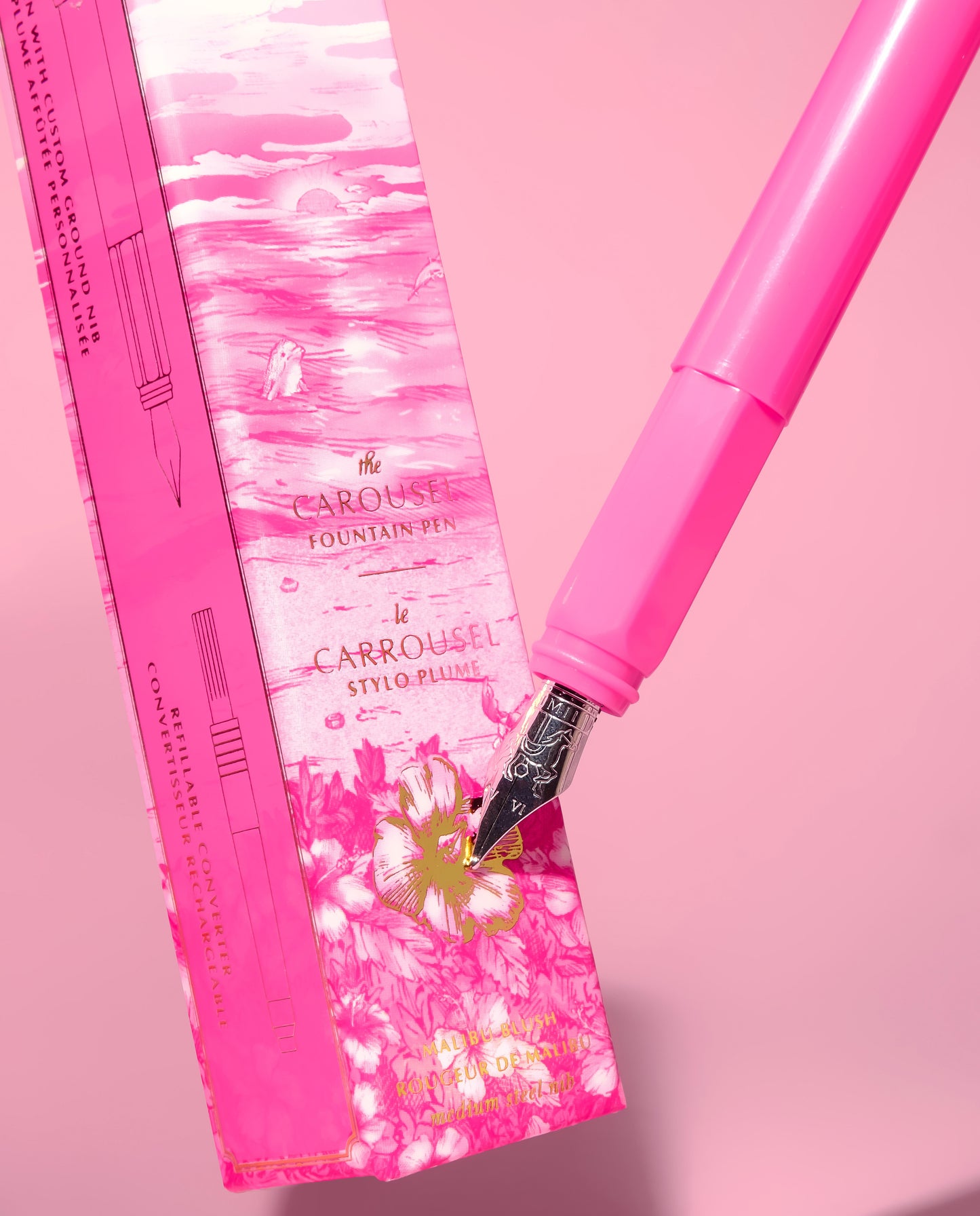 The Carousel Fountain Pen - Malibu Blush