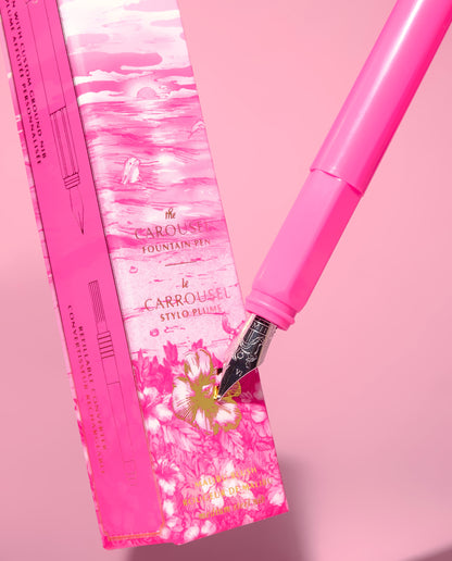 The Carousel Fountain Pen - Malibu Blush