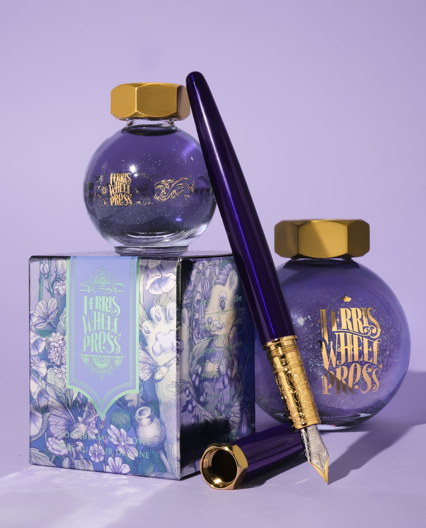 The Bijou Fountain Pen - Moonbean Meadows