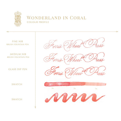The Masque Pen & Ink Set | Coral