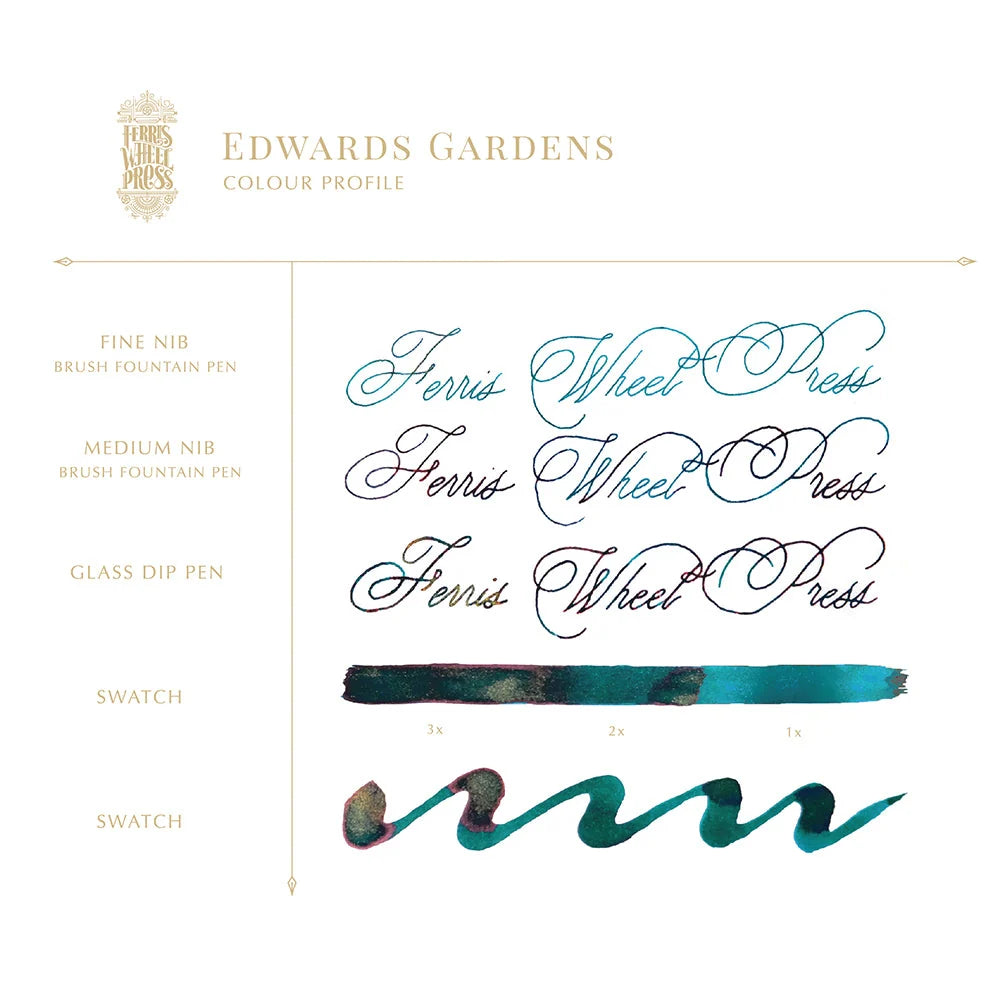 The Masque Pen & Ink Set | Blue
