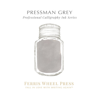 Calligraphy Ink | Pressman Grey 28ml