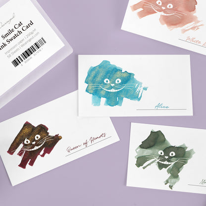 Impression Paper | Smile Cat Ink Swatch Card
