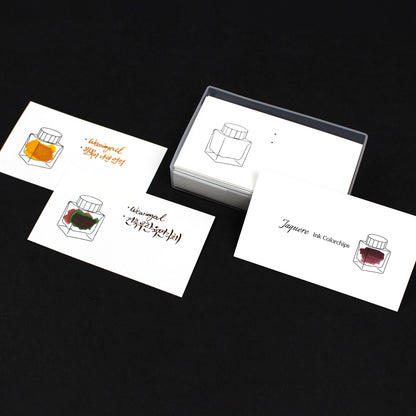 Impression Paper | Ink Color Chart Card | Horinzontal