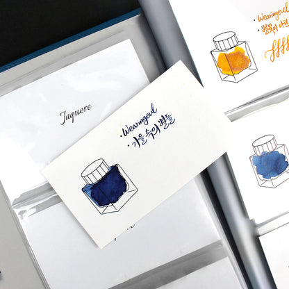 Impression Paper | Ink Color Chart Card | Horinzontal