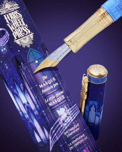 Limited Edition 2026 | The Masque Fountain Pen - The Twilight Symphony