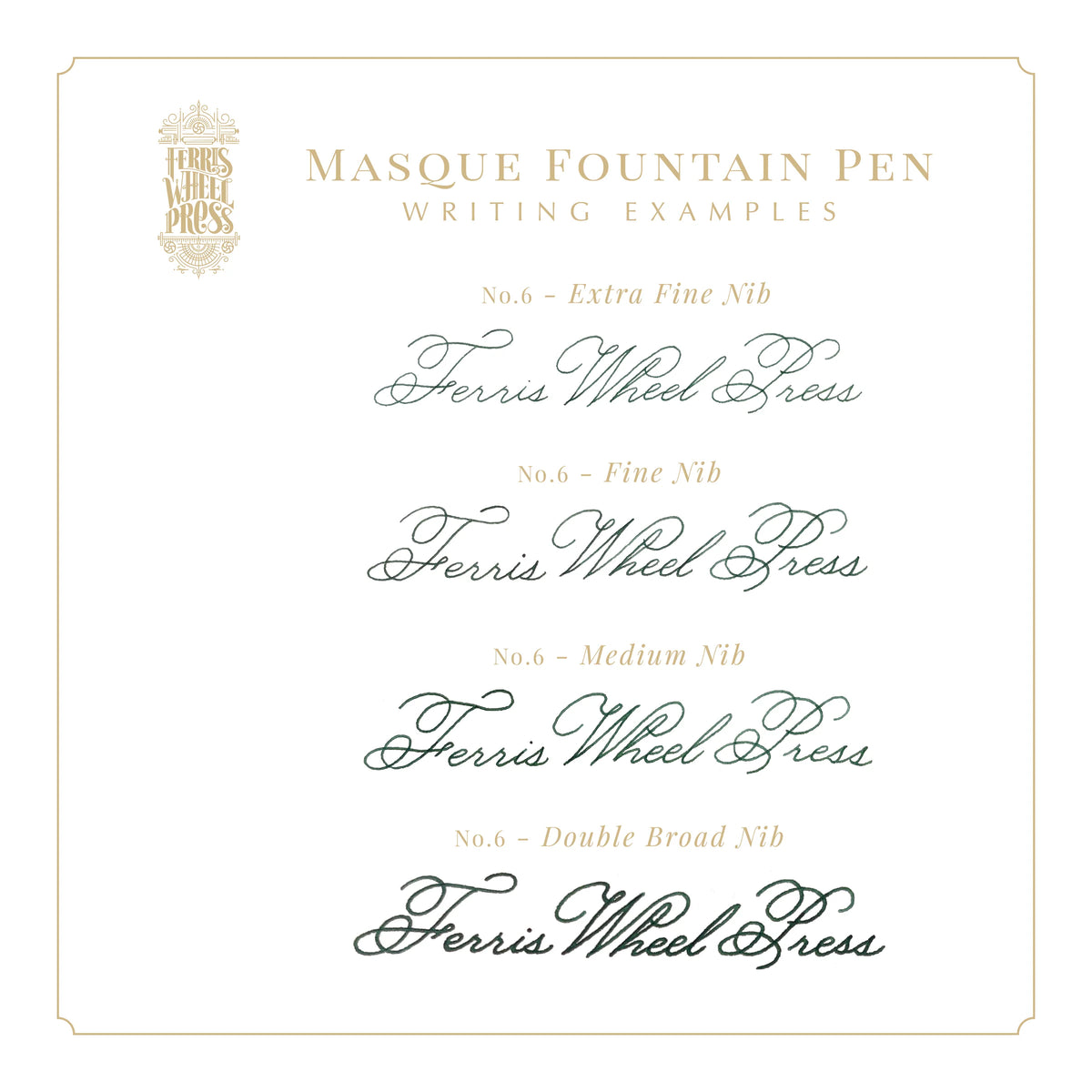 The Masque Pen & Ink Set | Blue