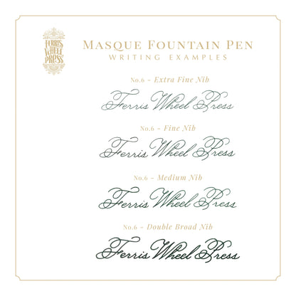 The Masque Pen & Ink Set | Blue