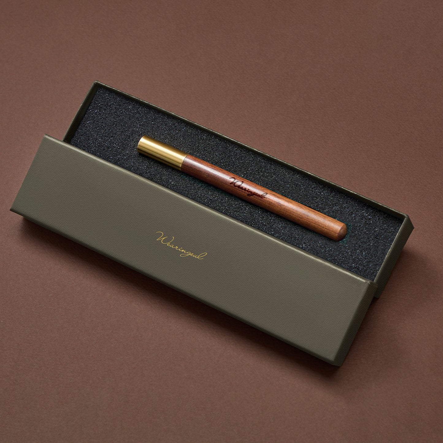 Wearingeul | Pluma de cristal de inmersión con puntas de repuesto | Ideal para probar tintas
