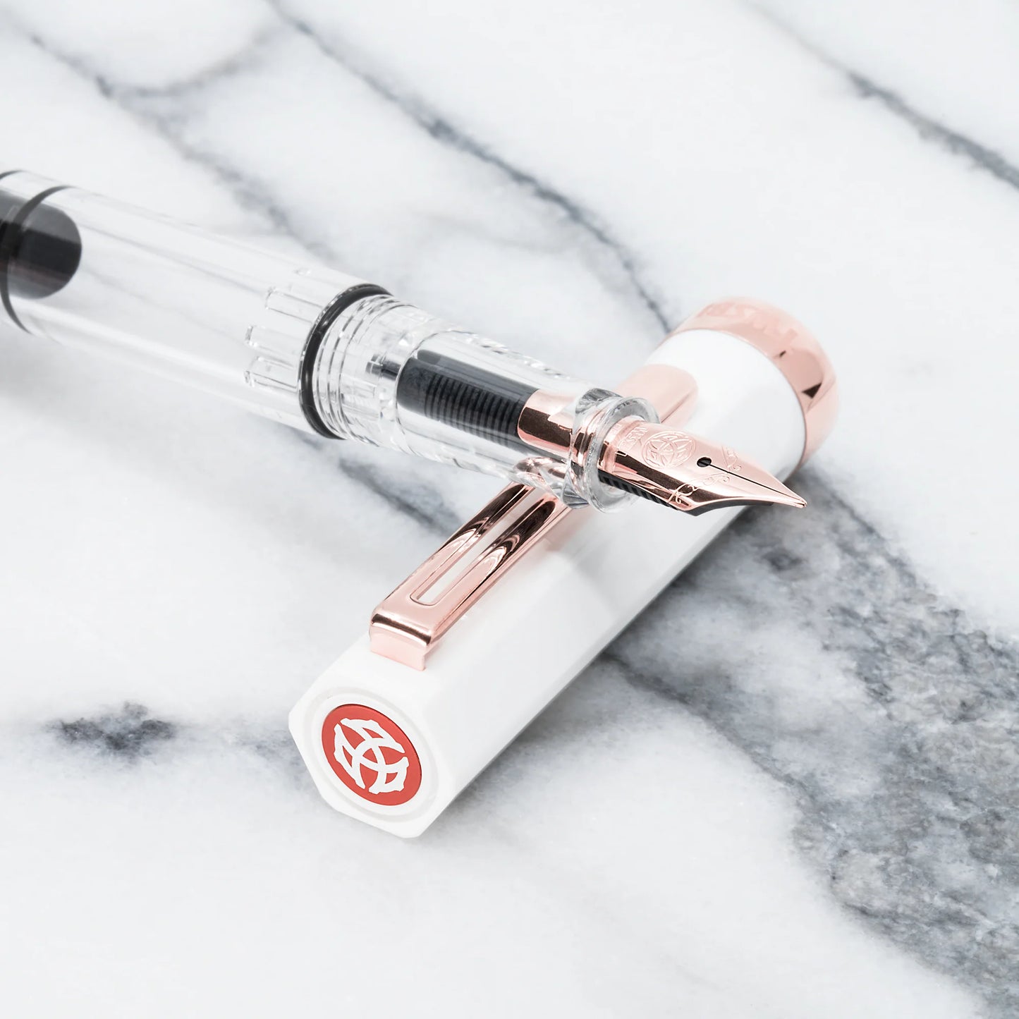 Twsbi | ECO | White with Rose Gold