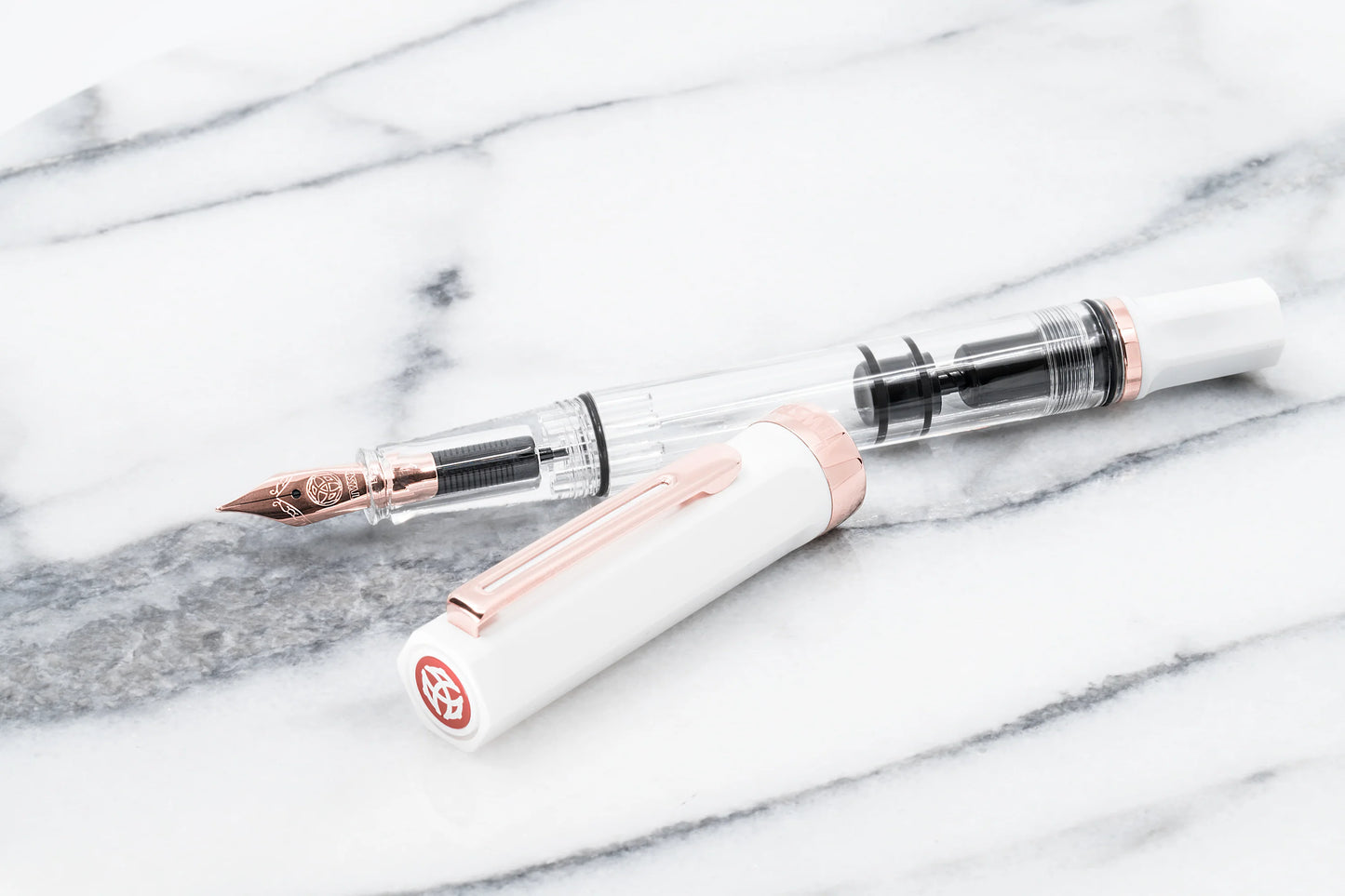 Twsbi | ECO | White with Rose Gold