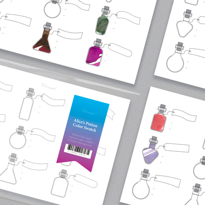 Impression Paper | Alice's Potion Ink Color Swatch